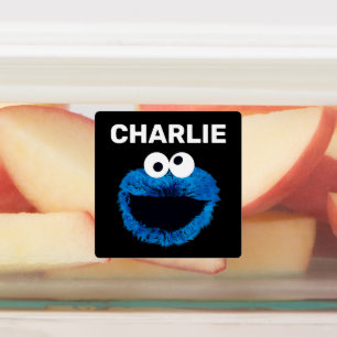 Cookie Monster Trend Wasserfarbe Name hinzufüg Etiketten