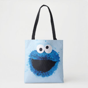 Cookie Monster   Trend Wasserfarbe Tasche