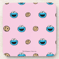 Cookie-Monster und Cookies rosa Muster