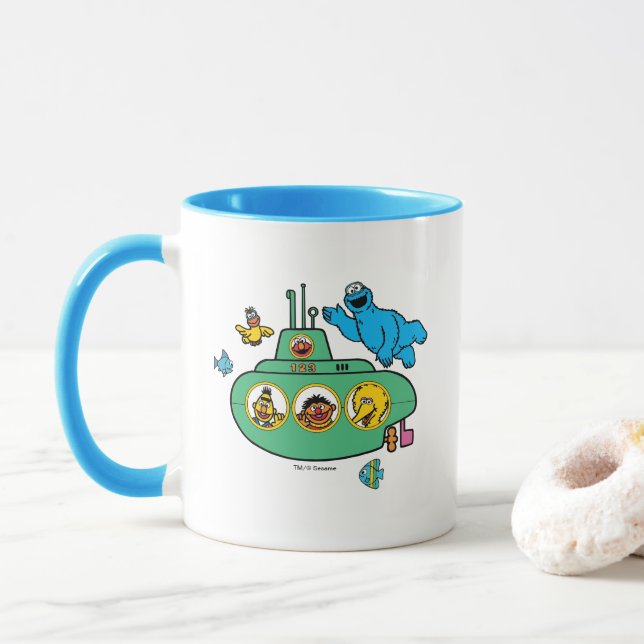Cookie Monster und Sesam Pals U-Boot Tasse (Mit Donut)