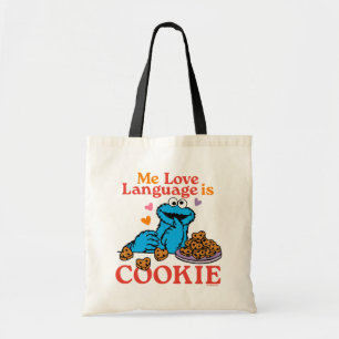Cookie Monster   Valentinstag-Zitat Tragetasche