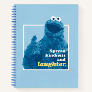 Cookie Monster Verbreite Freundlichkeit und Lach Notizbuch
