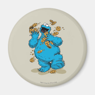 Cookie Monster Verrückte Kekse Magnet