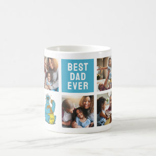 Cookie Monster Vintag   Vater - FotoCollage Kaffeetasse