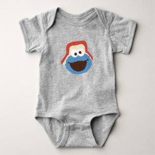 Cookie Monster Waldgesicht Baby Strampler