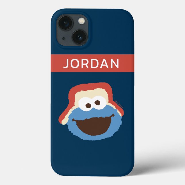 Cookie Monster Woodland Face | Name hinzufügen Case-Mate iPhone Hülle (Rückseite)