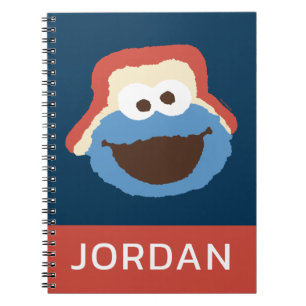 Cookie Monster Woodland Face   Name hinzufügen Notizblock