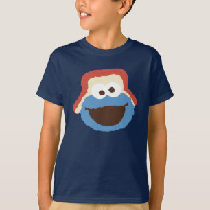Cookie Monster Woodland Face T-Shirt