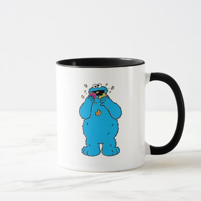 Cookie MonsterDonut-Zerstörer Tasse (Rechts)