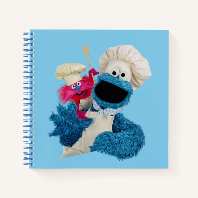 Cookie Monsters Feinschmecker LKW Friends Notizbuch (Vorderseite)