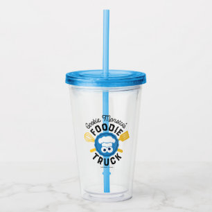 Cookie Monster's Feinschmecker Truck Logo Acryltrinkbecher