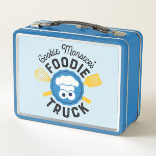 Cookie Monster's Feinschmecker Truck Logo Metall Brotdose