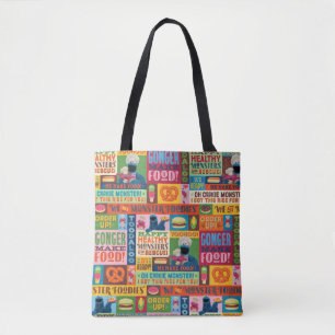 Cookie Monster's Feinschmecker Truck Muster Tasche