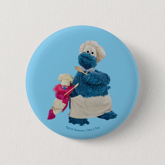 Cookie Monster's Food Truck Partners Button (Vorderseite)