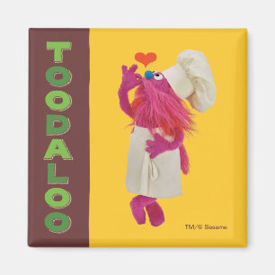 Cookie Monsters Foodie Truck   Toodaloo Magnet