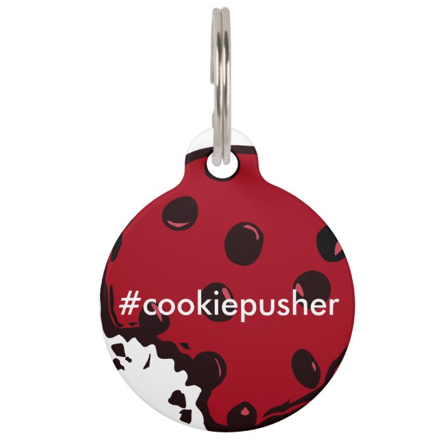 Cookie Pusher Dog Tag Tiermarke (Vorderseite)