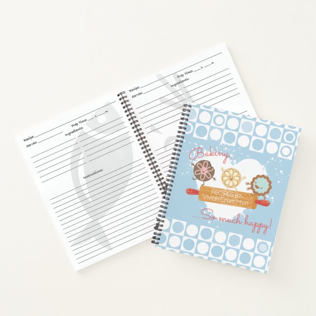 Cookie rouleau épingle cuisson recettes cahier de  (Intérieur)