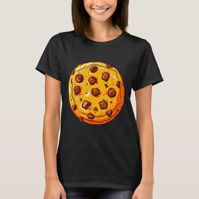 Cookie Shirt Men Women Kids Chocolate Chip Cookie  (Vorderseite)
