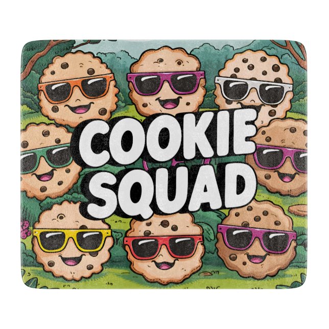 Cookie Squad Schneidebrett (Vorderseite)