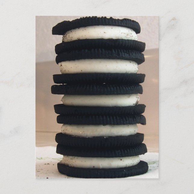Cookie Stack Postkarte (Vorderseite)