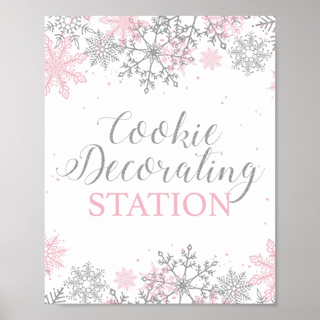 Cookie-Station Winter Onederland Poster (Vorne)