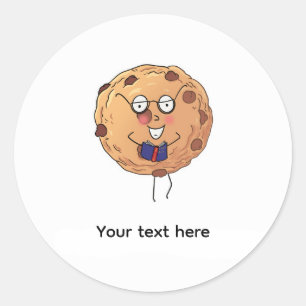 Cookie, süßes Food-Thema Runder Aufkleber