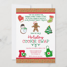 Cookie Swap-Einladung, Cookie-Party Einladung