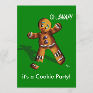 Cookie Swap Weihnachts-Party Einladung