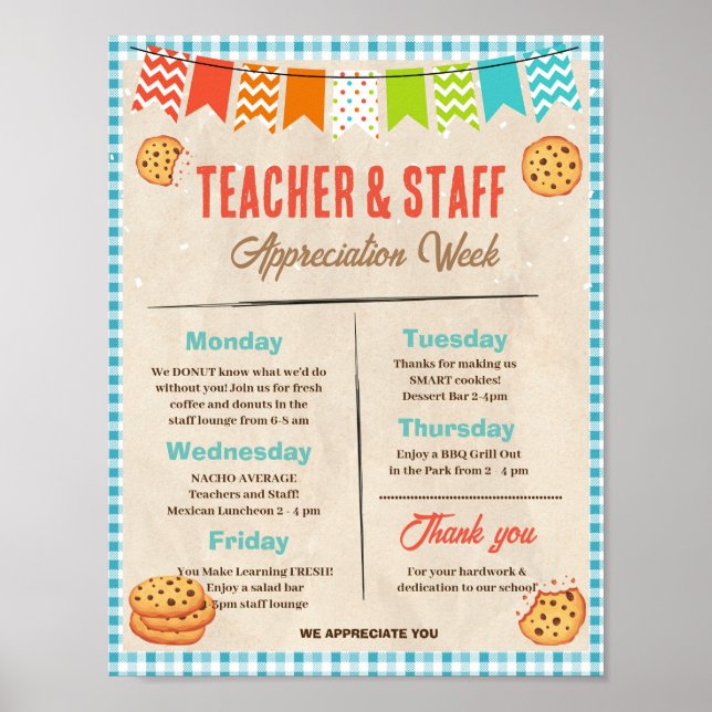 Cookie Teacher Wertungswoche Poster (Vorne)
