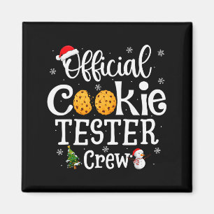 Cookie Tester Crew Familie Backteam Weihnachten Magnet