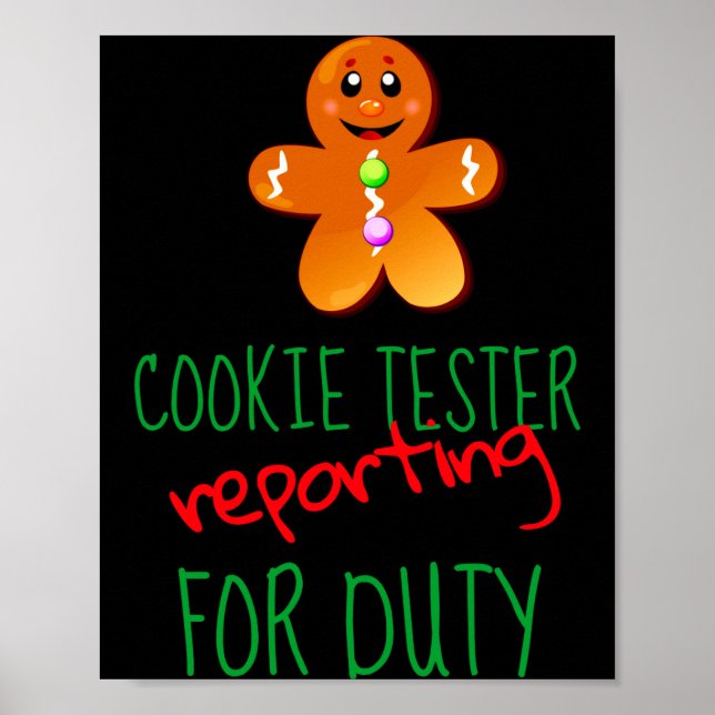 Cookie Tester Kids Hanes Tagless T Shirt  Poster (Vorne)