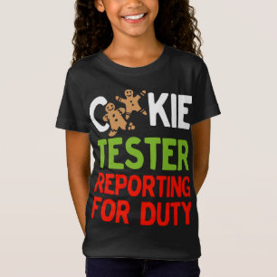 Cookie Tester Reporting für Duty Niedlich Christma T-Shirt