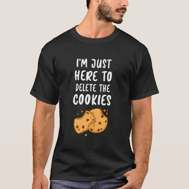 Cookie-Tester Schokoladen-Chip-Bäcker Löschen T-Shirt (Vorderseite)