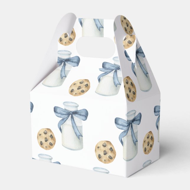 Cookie und Milch Geburtstagsparty Geschenkschachtel (Vorderseite)