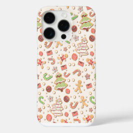 Cookie Weihnachtsmuster - Süß und feierlich iPhone 16 Pro Hülle