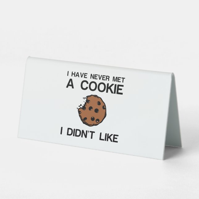 COOKIE WIE TISCHAUFSTELLER  (Vorderseite)