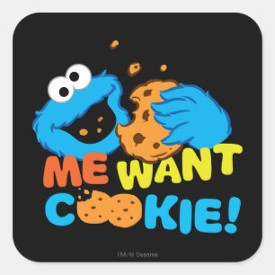 Cookie Will Cookie Quadratischer Aufkleber
