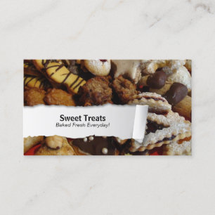 Cookies Aliments personnalisables Carte de visite 