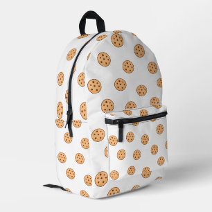 Cookies auf weiß bedruckter rucksack