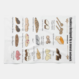 Cookies by AI Weirdness - Kitchen towel Geschirrtuch
