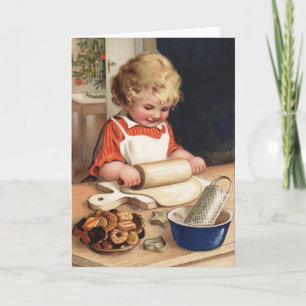 Cookies de Noël Carte de Noël Vintage