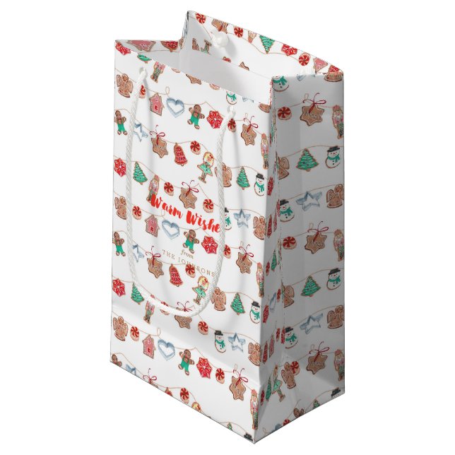 Cookies de Noël | Sac cadeau (Devant Angle)