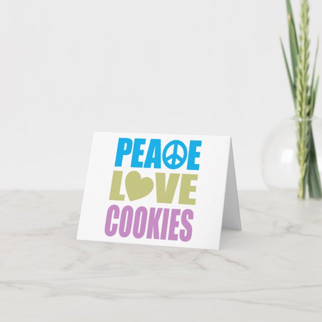 Cookies der Liebe Karte (Vorderseite)