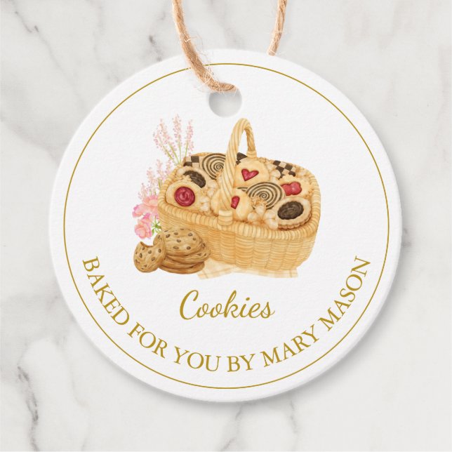 Cookies faits maison Favoriser les étiquettes | Bl (Devant)