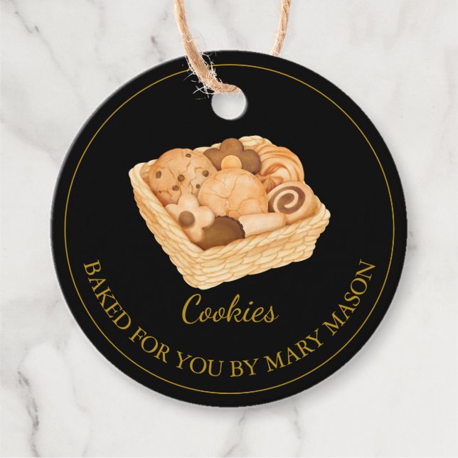 Cookies faits maison Favoriser les étiquettes | No (Devant)