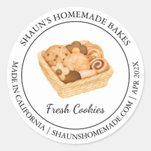 Cookies frais Cuisine étiquette moderne