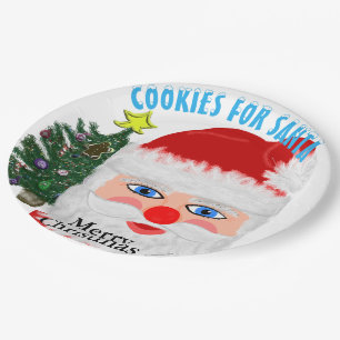 Cookies für den Weihnachtsbaum Pappteller