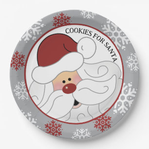 Cookies für den Weihnachtsmann Adorable ArtbyJess Pappteller