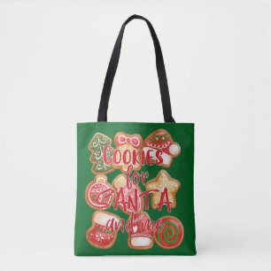 Cookies für den Weihnachtsmann und mich - Weihnach Tasche