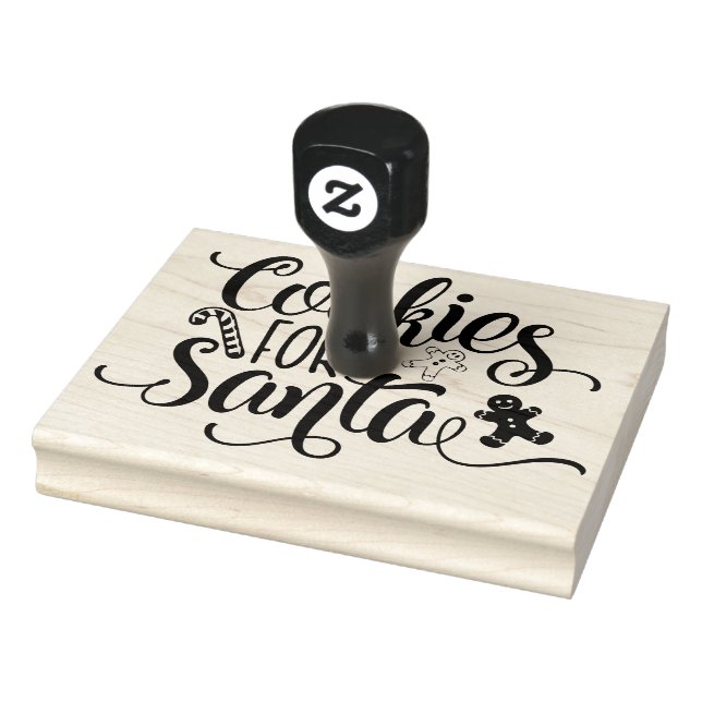 Cookies für die Briefmarke von Weihnachtskautschuk Gummistempel (Stempel)